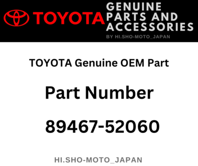 TOYOTA Genuine OEM Part 89467-52060 Sensor, Air Fuel Ratio | eBay