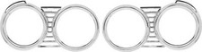 Oer Polished Aluminum Headlamp Bezel Set For 1961 Chevy Impala Bel Air Biscayne Oer Polished Aluminum Headlamp Bezel Set For 1961 Chevy Impala Bel Air Biscayne