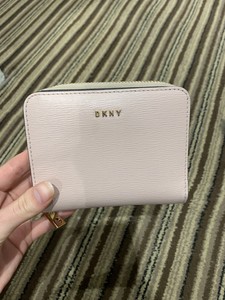 dkny zip around purse
