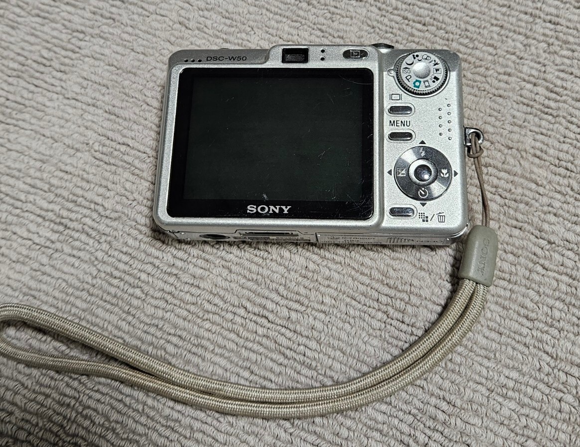 ソニー　SONY cyber shot DSC-W50 メモリ、変換器付き ソニー SONY cyber shot DSC-W50 メモリ、変換器付き