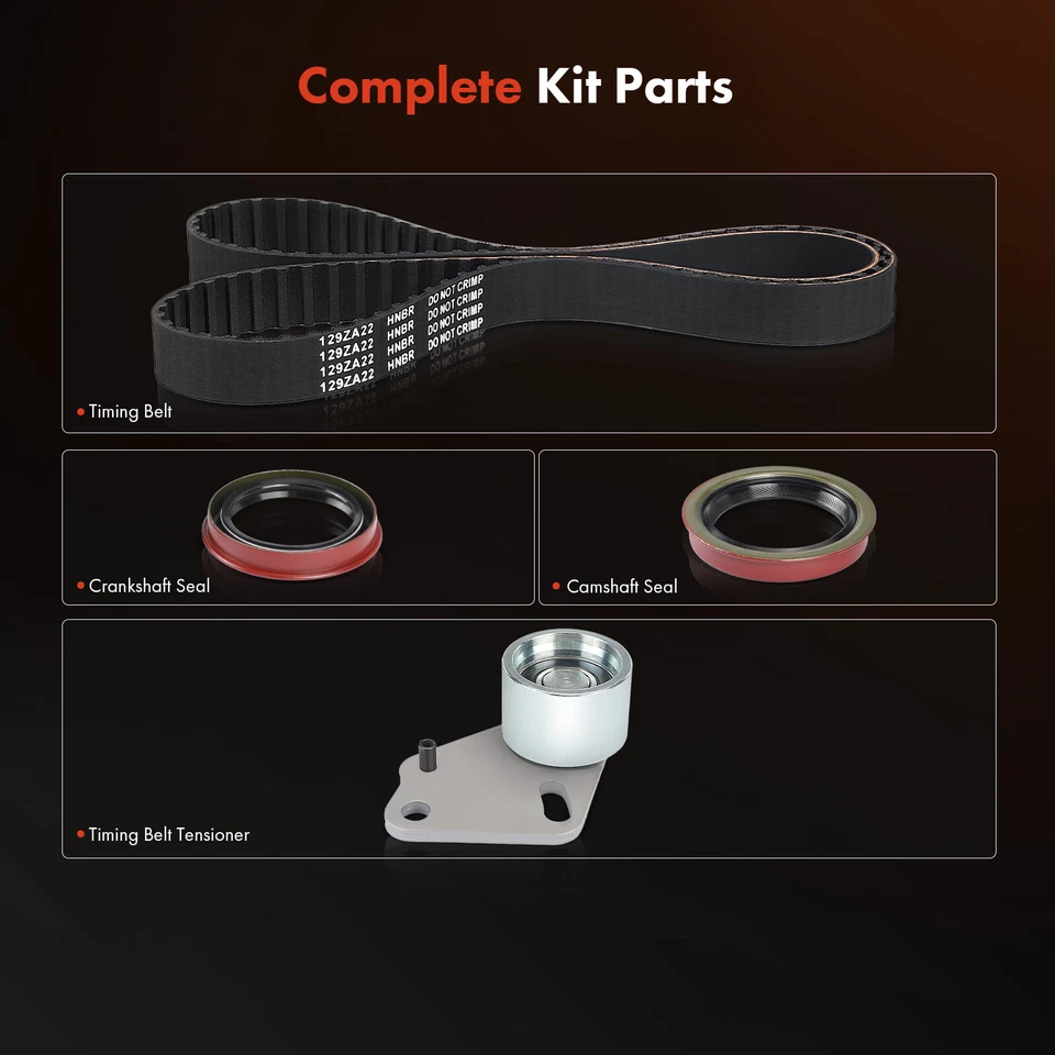 Nuevo kit de correa de distribución de 4 piezas para Ford Mustang Ranger Aerostar Mercury Capri Zephyr Foto 2 de 4