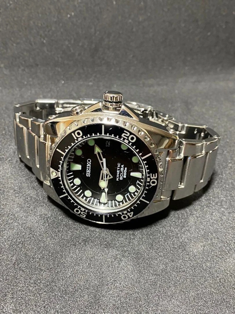 SEIKO KINETIC 5M62 0BL0 SKA371 DIVERS From JDM JAPAN Used eBay