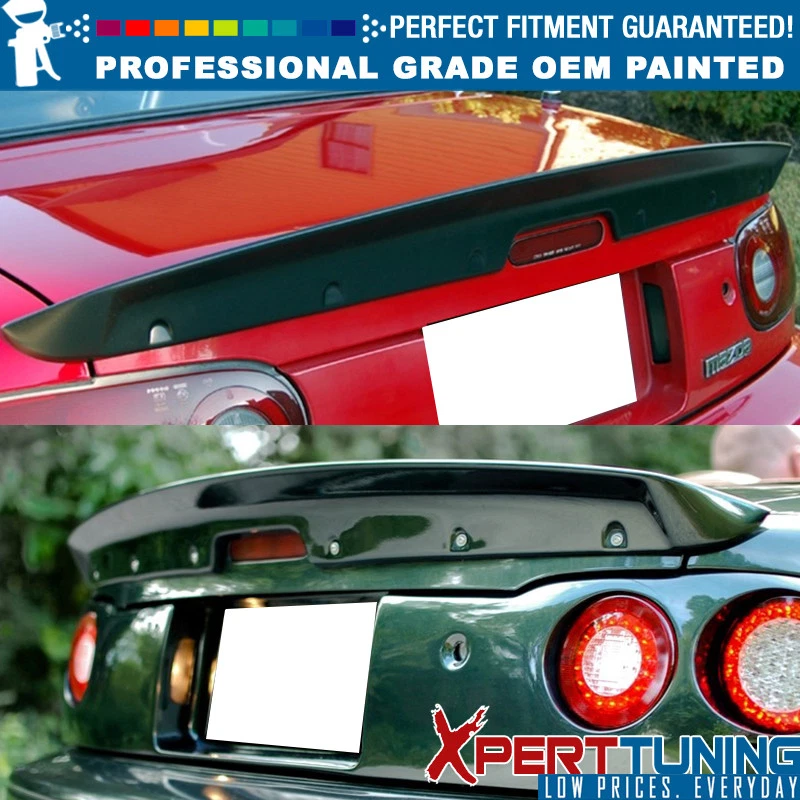 Fits 90-97 Mazda Miata Mx5 KG Style Painted ABS Trunk Spoiler - Painted Color Foto 4 de 4