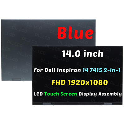 Blue FHD LED LCD Touch Screen Assembly 14 for Dell Inspiron 14 7415 2-in-1 02TW7