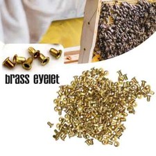 Beekeeping Beehive Frame Brass Eyelet Hole Honeyee Nest Box Bee Hive Tools Bee