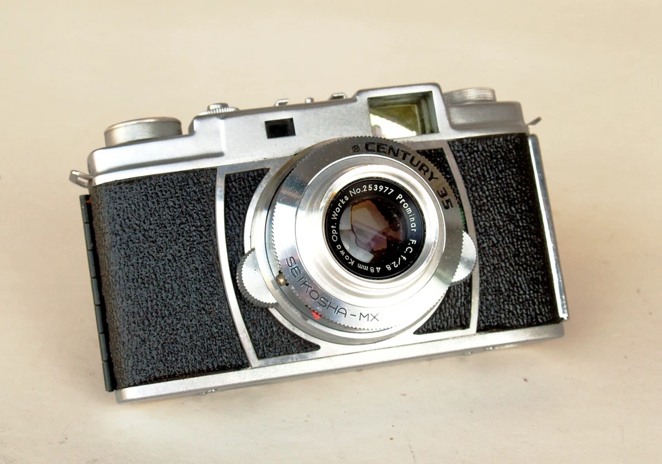 *c1959* ● GRAFLEX Century 35 (KOWA) Rangenfinder ● Prominar 2.8 Seikosha (CASE) - Imagen 3 de 4