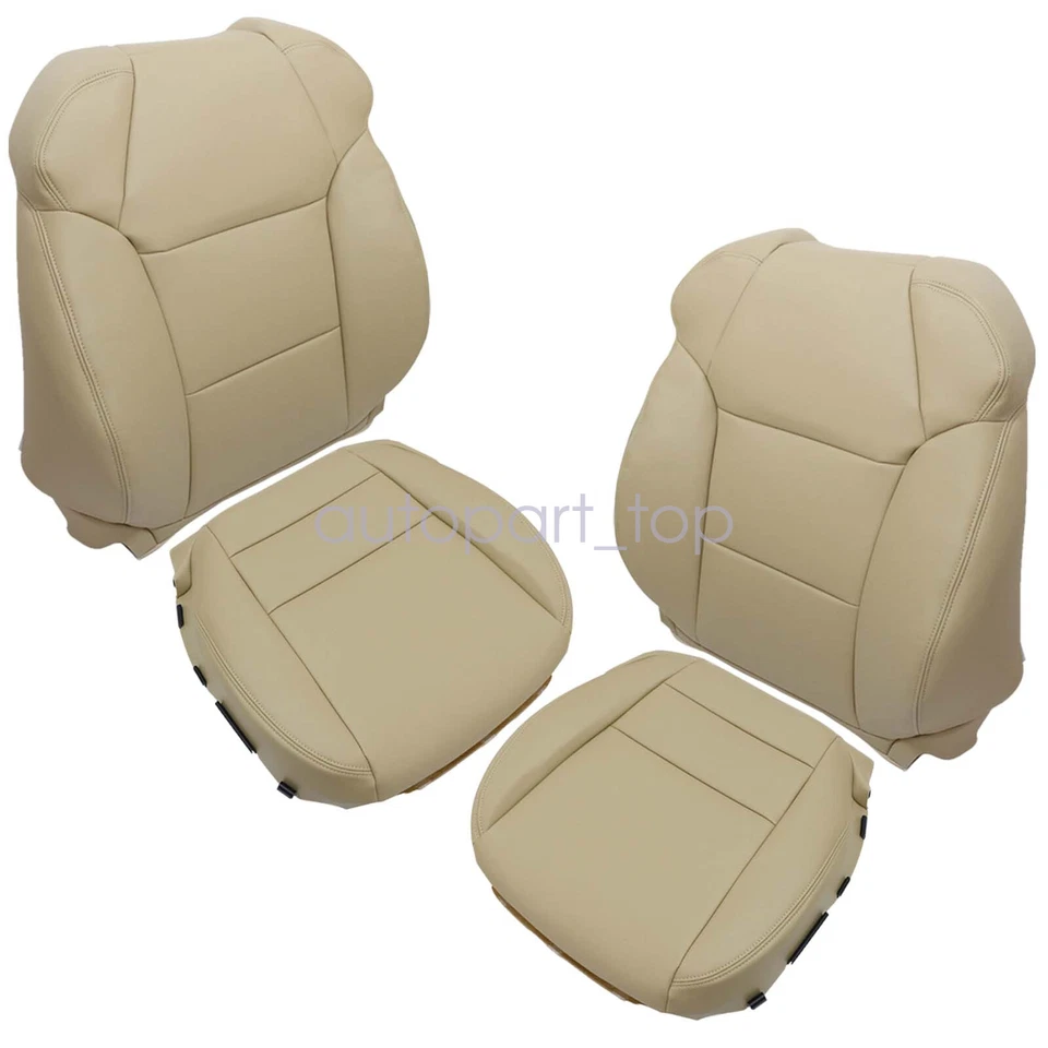2007-2013 For Acura MDX Front Driver / Passenger Replacement Seat Cover Tan New Foto 3 de 4