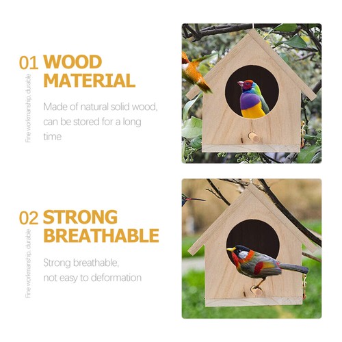 Kolibri-Häuser Aus Holz Vogelhaus-Bausätze Für Erwachsene Zum Selber Bauen - Bild 8 von 12