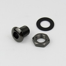 Drum Air Vent with Gasket Black Nickel Finish...