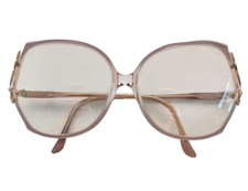 VINTAGE OVERSIZED CS-117 LIC PIERRE CARDIN EYEGLASS FRAMES REPLACEMENT LENSES