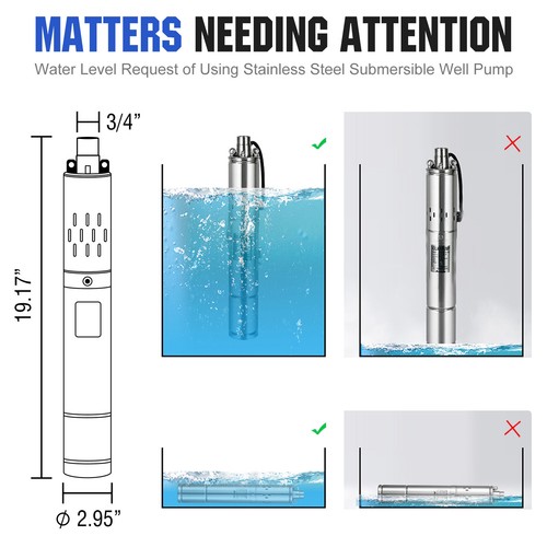 3" DC Screw Solar Bore Pump Submersible Deep Well Hole S/Steel 24V/36V - Picture 10 of 30