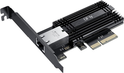 QFly 10Gb PCI-e Network Card, PCIe to 10 Gigabit Ethernet Adapter