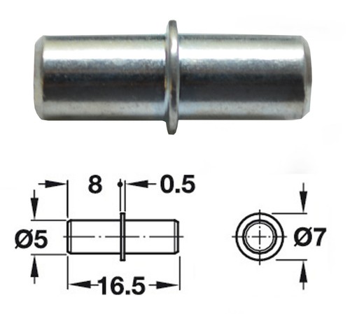 * Regal Halterung Nieten Stifte Schränke Bücherregale 3 mm 4 mm 5 mm 6 mm 7 mm Größe wählen * - Bild 6 von 34