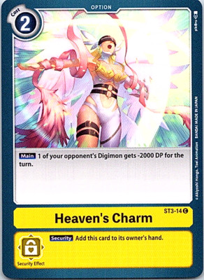 Heaven's Charm  ST3-14 C Digimon TCG Near Mint