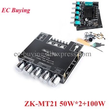 ZK-MT21 Subwoofer Amplifier Board 2.1 Channel High Power DC12V-24V 2 50W 100W