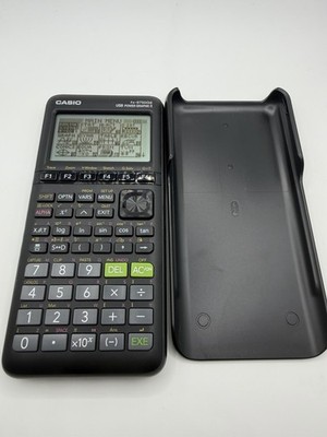 Casio FX-9750GIII Graphing Calculator Power Graphic 3  W/Cover Black - Tested