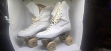 Vintage JC Higgins Sold by Sears RoebuckCo. High Top Leather Skates Size 8