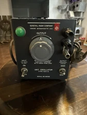 General Radio Company Type 1214-A Unit OSCILLATOR See Photos Read Description
