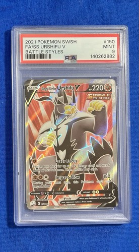 Single Strike Urshifu V graded PSA 9 for sale on eBay