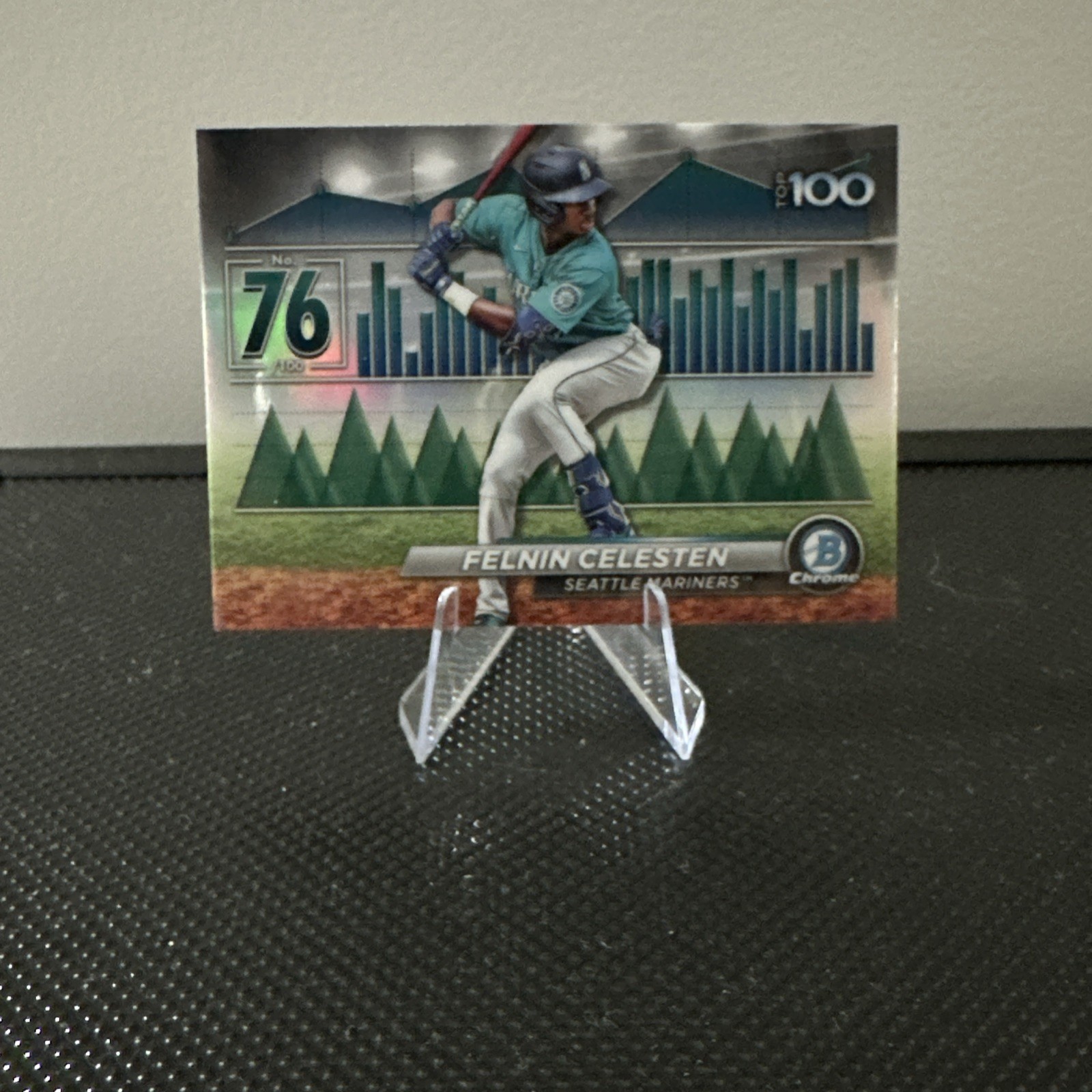 2024 Bowman Baseball - Bowman Scouts' Top 100 - Felnin Celesten - Mariners