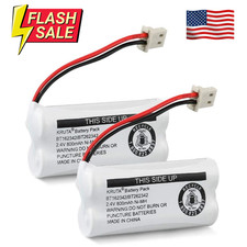 2-Pack Genuine VTech BT162342/BT262342 2.4V 300mAh Cordless Phone Battery Packs
