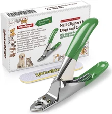 Dog Cat Pets Nail Clippers, Professional Pets Claw Trimmer with Free Nail File,