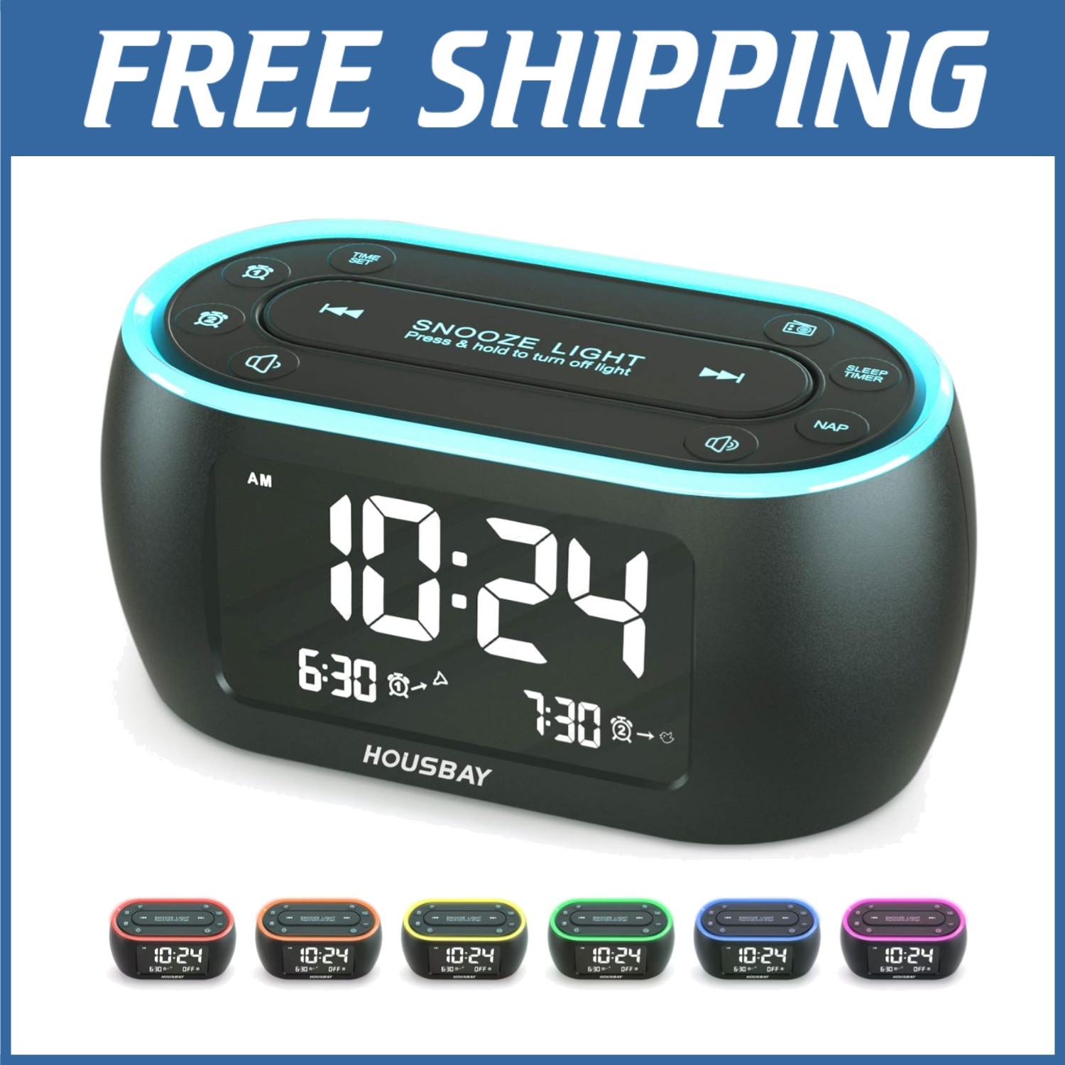 Radio With Dimmer And Battery Backup