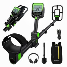 Rechargeable Metal Detector Kit for Adults - Foldable, Waterproof Search Coil...