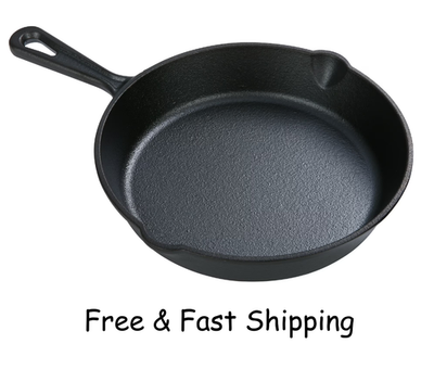 #ad Ozark Trail 8quot; Nonstick Cast Iron Skillet $7.38