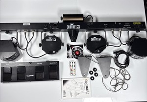 Chauvet DJ GigBAR 2.0 4-in-1 Lighting System w/ Footswitch, Remote Tested Works