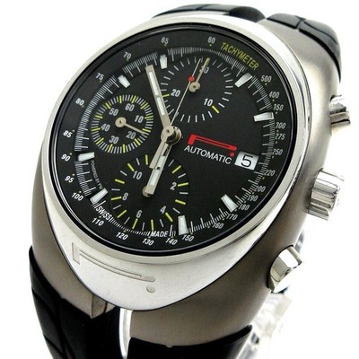 PIRELLI PZERO TEMPO Automatic Chronograph 40mm Titanium & S/Steel Valjoux 7750