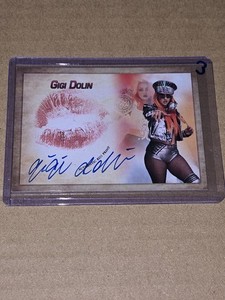 Gigi Dolin Signed Kiss Card Wrestler WWE Collectors Expo  #3