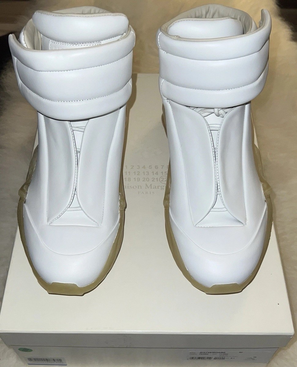 MAISON MARTIN MARGIELA Future leather high trainers | eBay