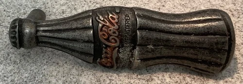 Vintage Coca-Cola Bottle Drawer Pull Handle– Metal Coke Cabinet Hard