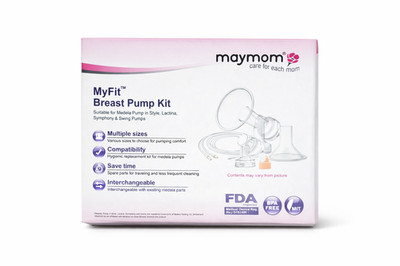 Maymom MyFit Breast Pump Kit 19mm Breastshields,Removeable Connector