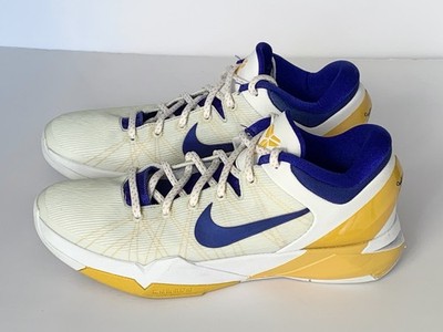 *Preowned* 2012 Nike Kobe VII 7 OG Lakers Home 488371 101 Size 11