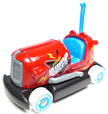 2020 HOT WHEELS FUN PARK BUMP AROUND RED 1:64 DIECAST 2 1/8" BUMPER CAR W/ BLUE