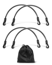 Stretch Horse Rug Tail Strap with Double Ended Clips Horse Blanket Straps Adj...