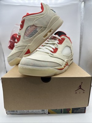 Nike Air Jordan 5 Retro Low CNY Chinese New Year Mens Size 10 Sail DD2240-100