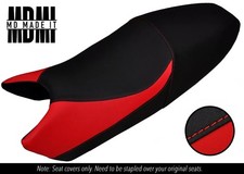 FITS DUCATI MONSTER 93-07 CUSTOM GRIP VINYL SEAT COVER DSG3 BLACK & RED