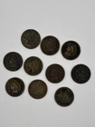 lot of 10 Indian Head Pennies Variety of years/condition