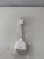 Genuine Apple Mini DVI to VGA Adapter Cable for MacBook White