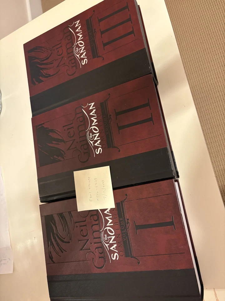 Neil Gaiman Sandman Omnibus DC Vertigo/DC Comics Complete Three Volume Set - Image 2 of 4