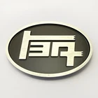 TEQ EMBLEM BLACK JAPANESE BADGE MACHINE FINISH METAL CAMRY 4RUNNER TOYOTA