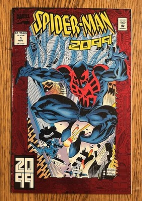 Spider-Man 2099 #1 Red Foil Marvel Comics November 1992 NM PERFECT SPINE  