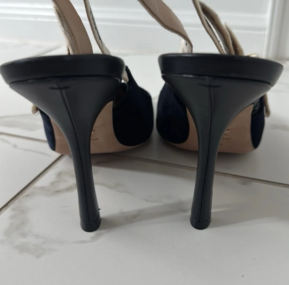 Dior J’ADIOR  Sling Back Navy Blue Size 9 Excellent Condition. Wore Twice No Box - Image 4 of 4