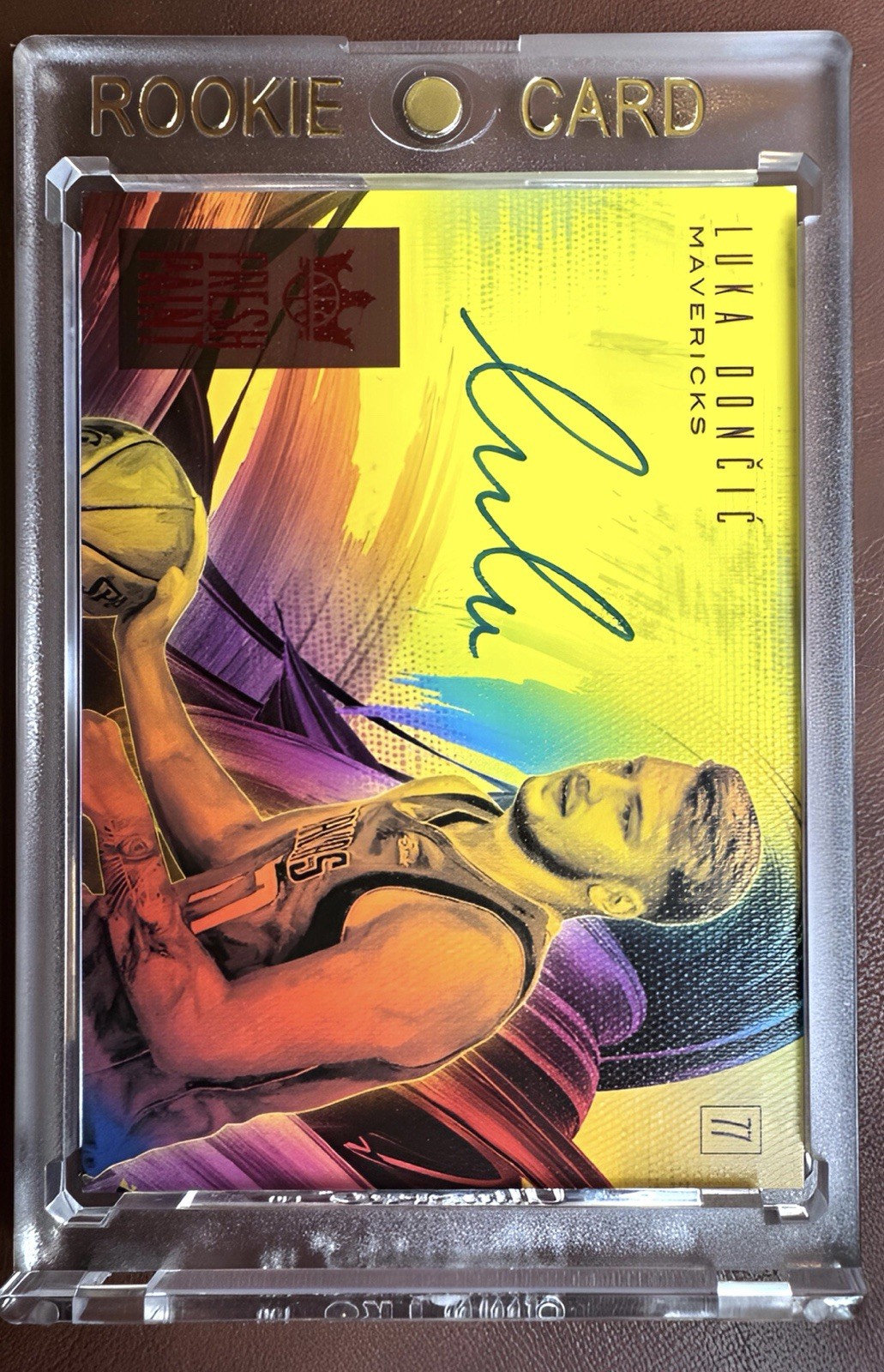 2018 PANINI COURT KINGS LUKA DONCIC ROOKIE AUTOGRAPH AUTO RC ON CARD RARE /99