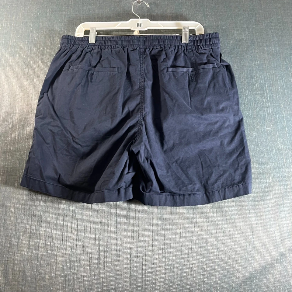 J. Pantalones cortos de tabla Crew para hombre talla L azul cintura elástica cordón equipador deportivo Foto 4 de 4