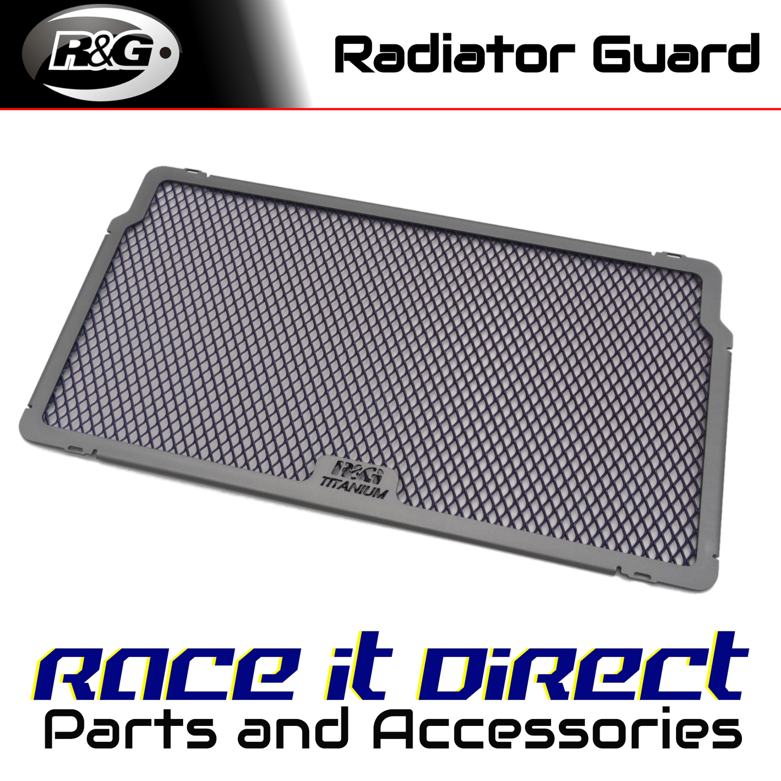 R&G - RAD0281RACINGTI - Radiator Guards (Titanium)