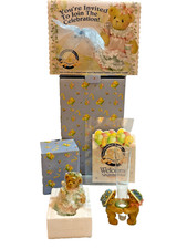 Cherished Teddies 2004 Member Kit Blaire Beary  Bud Vase Membership Figurines
